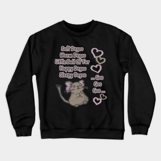 Little Ball Of Fur Crewneck Sweatshirt by Mystical_Illusion